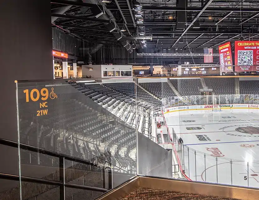 Fishers Event Center - Sports Railing